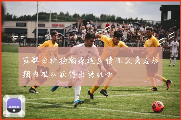 苏群分析杨瀚森适应情况交易后短期内难以获得出场机会